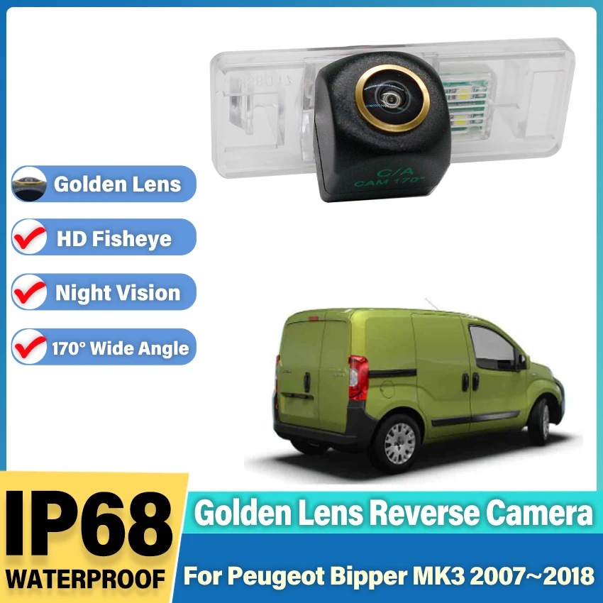 Rear View Camera For Peugeot Bipper MK3 2007~2018 Night Vision Reverse Camera Backup Camera license Plate Camera Golden Lens
Rear View Camera For Peugeot Bipper MK3 2007~2018 Night Vision Reverse Camera Backup Camera license Plate Camera Golden Lens
