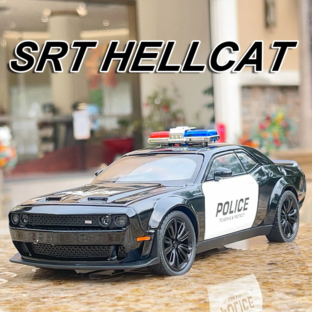 1:22 SRT HELLCAT Police Car Model Toys Alloy Diecast Sound Light Doors Opened Pull Back Ornament Vehicle Models for Kids Gifts
1:22 SRT HELLCAT Police Car Model Toys Alloy Diecast Sound Light Doors Opened Pull Back Ornament Vehicle Models for Kids Gifts