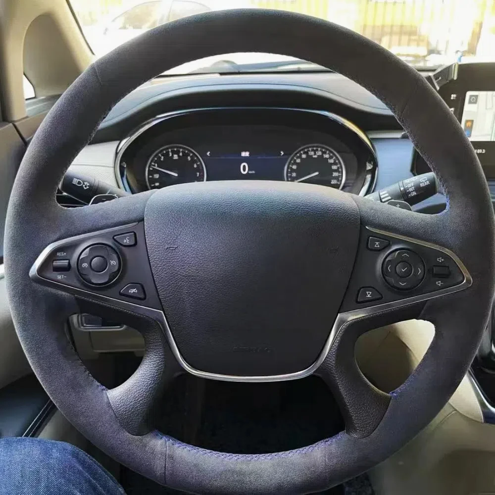Customized Car Steering Wheel Braid Cover Soft Suede For Buick Lacrosse 2016 Hand Sewn Steering Handle Cover Car Accessories
Customized Car Steering Wheel Braid Cover Soft Suede For Buick Lacrosse 2016 Hand Sewn Steering Handle Cover Car Accessories