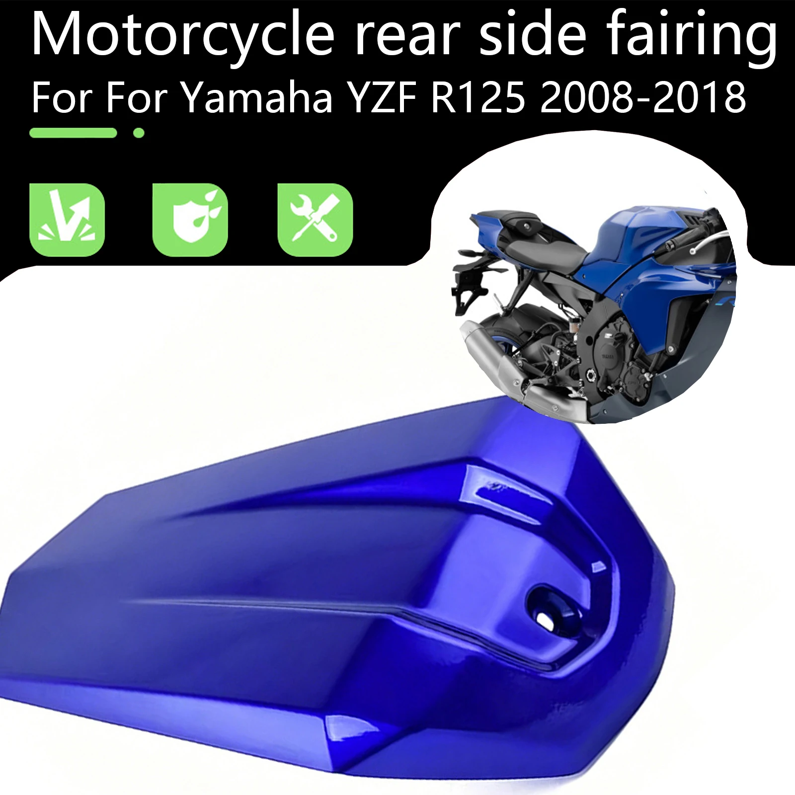 For Yamaha YZF R125 2008-2018 Motorcycle Accessories Rear Seat Cover Cowl Fairing Passenger Pillion Tail Back Covers
For Yamaha YZF R125 2008-2018 Motorcycle Accessories Rear Seat Cover Cowl Fairing Passenger Pillion Tail Back Covers