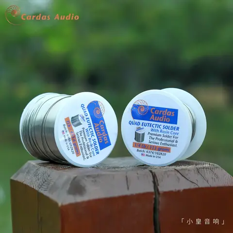 Cardas Gloednieuwe 10M Of Hele Rol 0.8Mm 4% Zilveren Hifi Diy Audio Laag Smeltpunt Zilveren Soldeerdraad Import Uit De VS