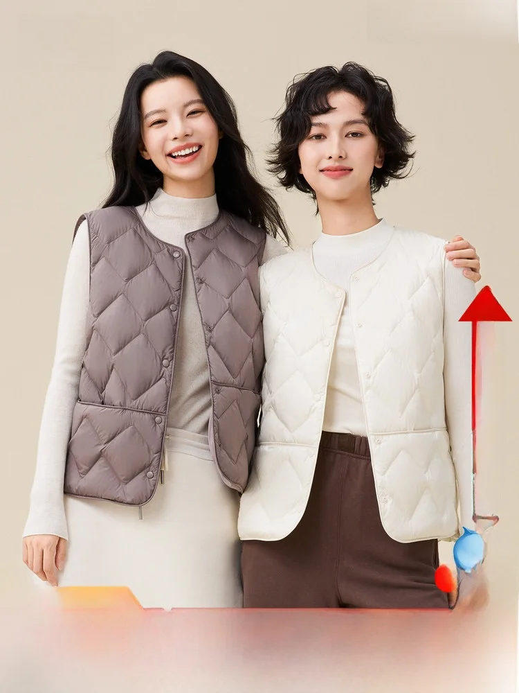 Новинка 2026: Женский пуховый жилет Snow Flng с прямым кроем и стразами, универсальный, повседневный, модный, для ношения как под одеждой, так и поверх нее
Новинка 2026: Женский пуховый жилет Snow Flng с прямым кроем и стразами, универсальный, повседневный, модный, для ношения как под одеждой, так и поверх нее