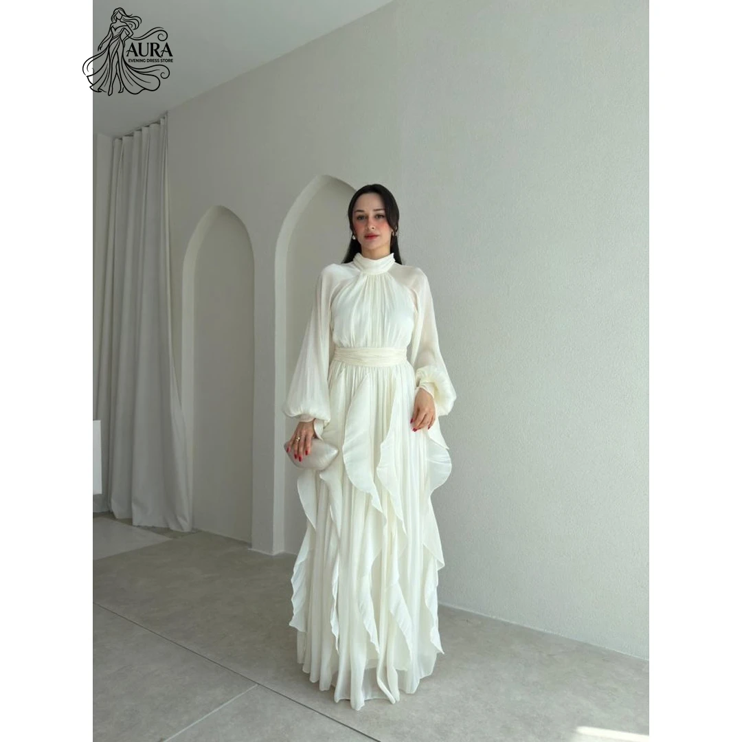 Aura Drape Arabic Evening Dress Luxury Evening Dresses 2026 A Word Custom Made Multi-layer Women's Elegant Luxury Party Dress
Aura Drape Arabic Evening Dress Luxury Evening Dresses 2026 A Word Custom Made Multi-layer Women's Elegant Luxury Party Dress