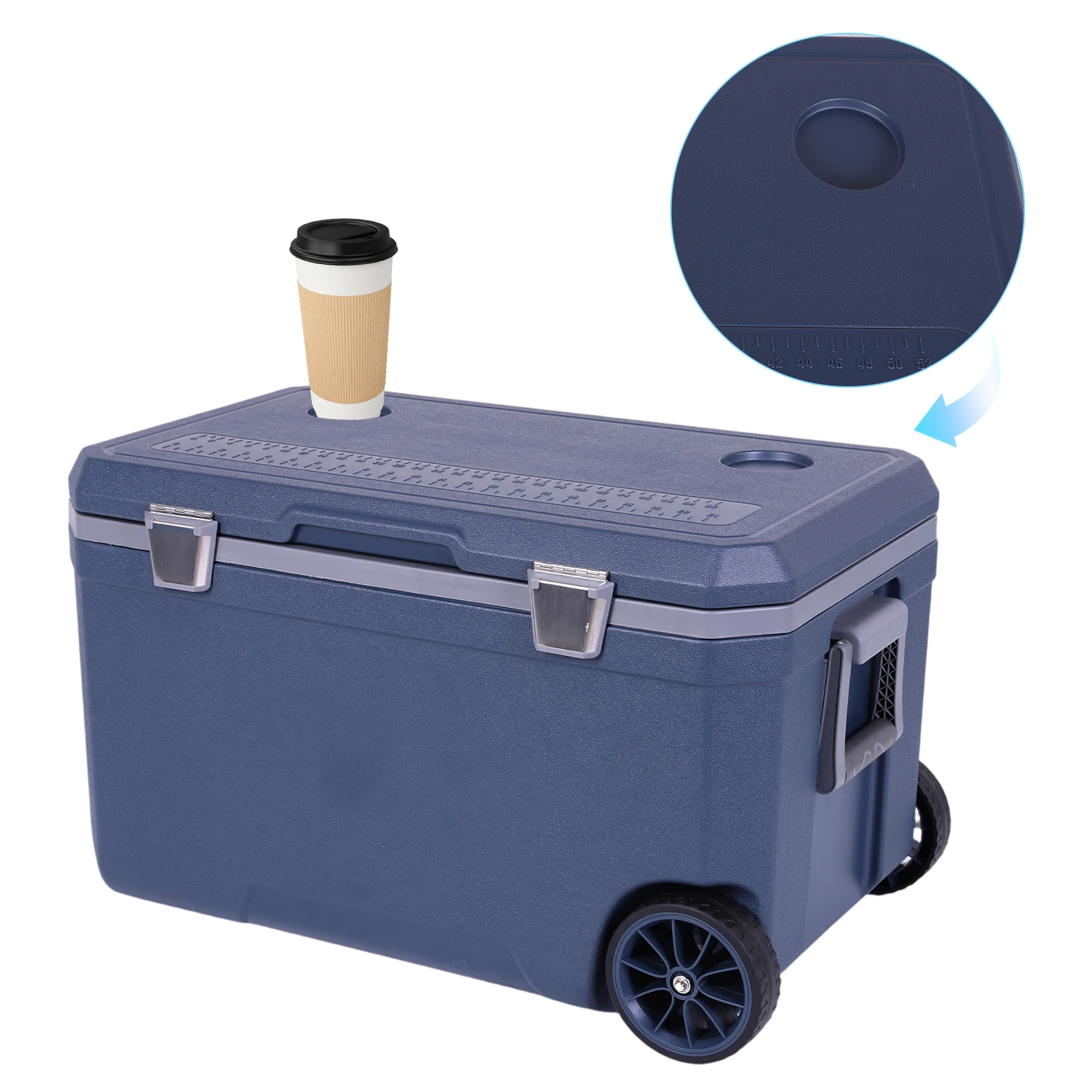 72L Ultra-Light Wheeled Cooler Hard Insulated Portable Ice Chest Box for Beach/Drink/Beverage/Camping/Picnic/Fishing//Barbecue
72L Ultra-Light Wheeled Cooler Hard Insulated Portable Ice Chest Box for Beach/Drink/Beverage/Camping/Picnic/Fishing//Barbecue