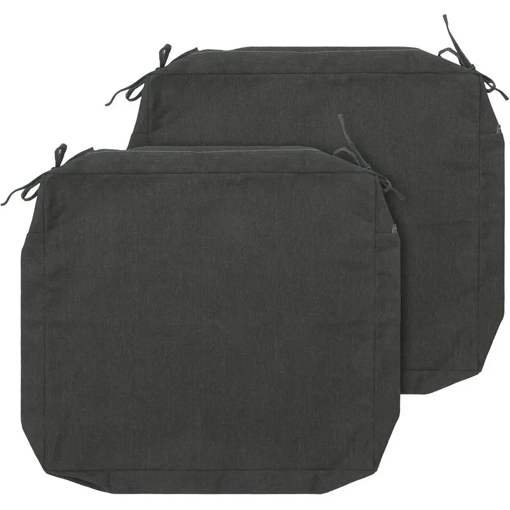 Water-Resistant Outdoor Cushion Covers, 24x22x4 inches, Set of 2, for Patio Furniture Chairs, Light Charcoal
Water-Resistant Outdoor Cushion Covers, 24x22x4 inches, Set of 2, for Patio Furniture Chairs, Light Charcoal