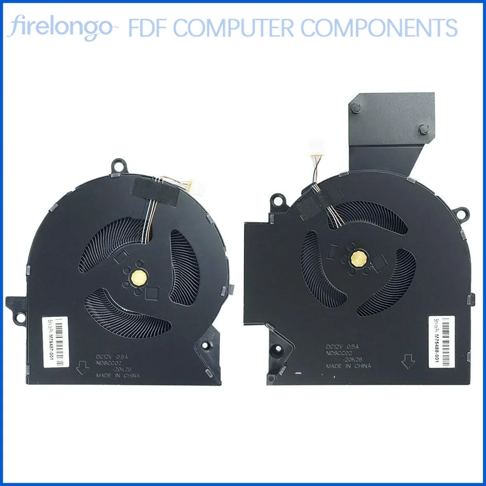 CPU Cooling Fan for HP OMEN 16-b 16-c RTX3060 RTX3070 12V Laptop Heatsink
CPU Cooling Fan for HP OMEN 16-b 16-c RTX3060 RTX3070 12V Laptop Heatsink
