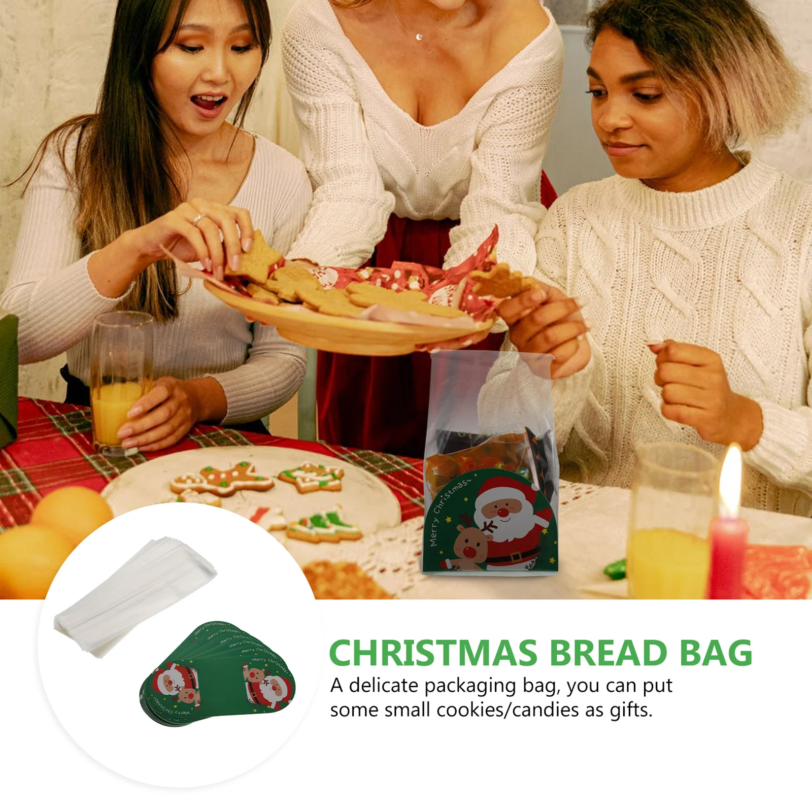 50 set 50 Sets Bread Bag Durable Handy Pastry Candy Snack Christmas Homemade Pastry Bag Gift Wrapping Festive Container
50 set 50 Sets Bread Bag Durable Handy Pastry Candy Snack Christmas Homemade Pastry Bag Gift Wrapping Festive Container