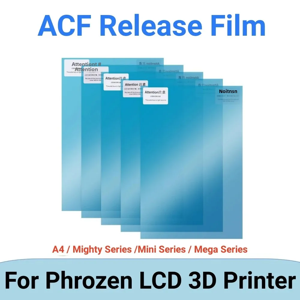 3/5 шт. высокоскоростная пленка ACF для Phrozen A4 Mega Mini Mighty Series, ЖК-дисплей, смола, детали 3D-принтера, аксессуары
3/5 шт. высокоскоростная пленка ACF для Phrozen A4 Mega Mini Mighty Series, ЖК-дисплей, смола, детали 3D-принтера, аксессуары