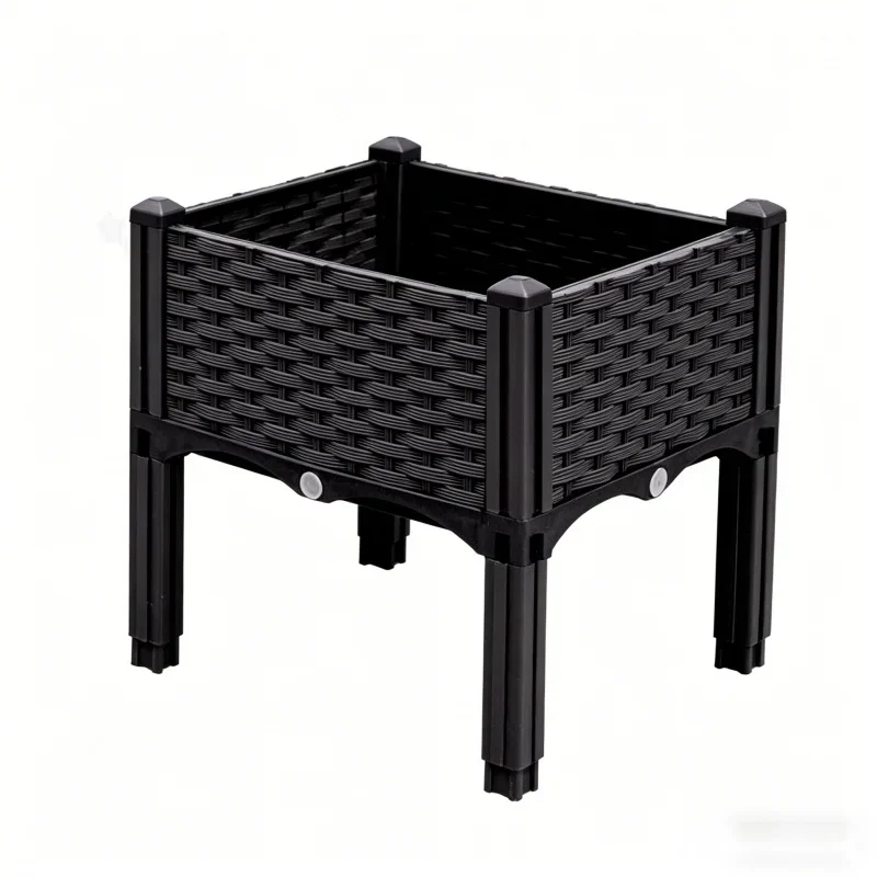 Large Tall 1-Tier Planter Box 40x40x37cm Plastic Elevated Flower Vegetable Garden Pot for Outdoor Balcony Growing Wholesale
Large Tall 1-Tier Planter Box 40x40x37cm Plastic Elevated Flower Vegetable Garden Pot for Outdoor Balcony Growing Wholesale