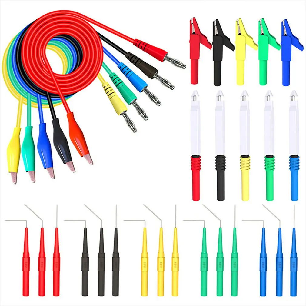 Alligator Clips Electrical DIY Test Leads Alligator 30PCS Double-ended Crocodile Clips Roach Clip Test Jumper Wire
Alligator Clips Electrical DIY Test Leads Alligator 30PCS Double-ended Crocodile Clips Roach Clip Test Jumper Wire