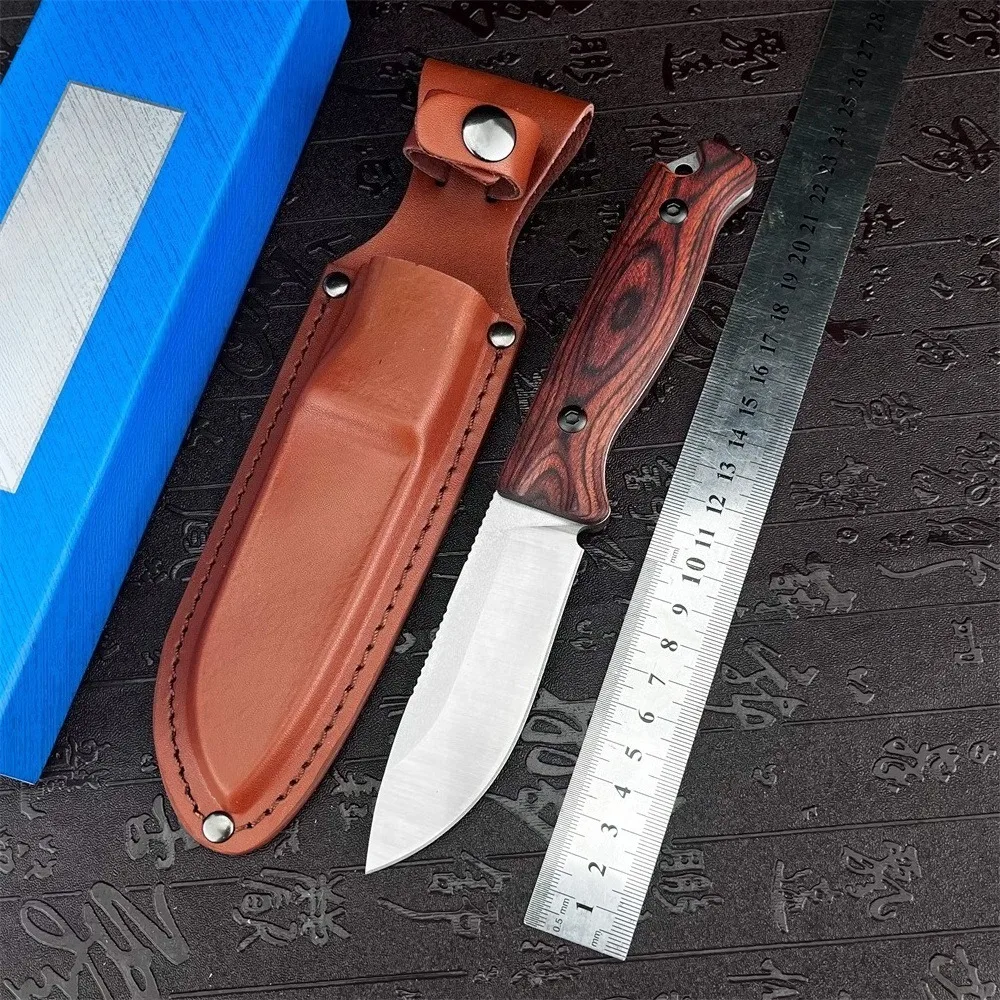 Brand New High-Quality 15002-2 Camping Fixed Blade Knife 9Cr13MoV Steel Blade Wooden Handle Outdoor Night Fishing Hiking Tool
Brand New High-Quality 15002-2 Camping Fixed Blade Knife 9Cr13MoV Steel Blade Wooden Handle Outdoor Night Fishing Hiking Tool