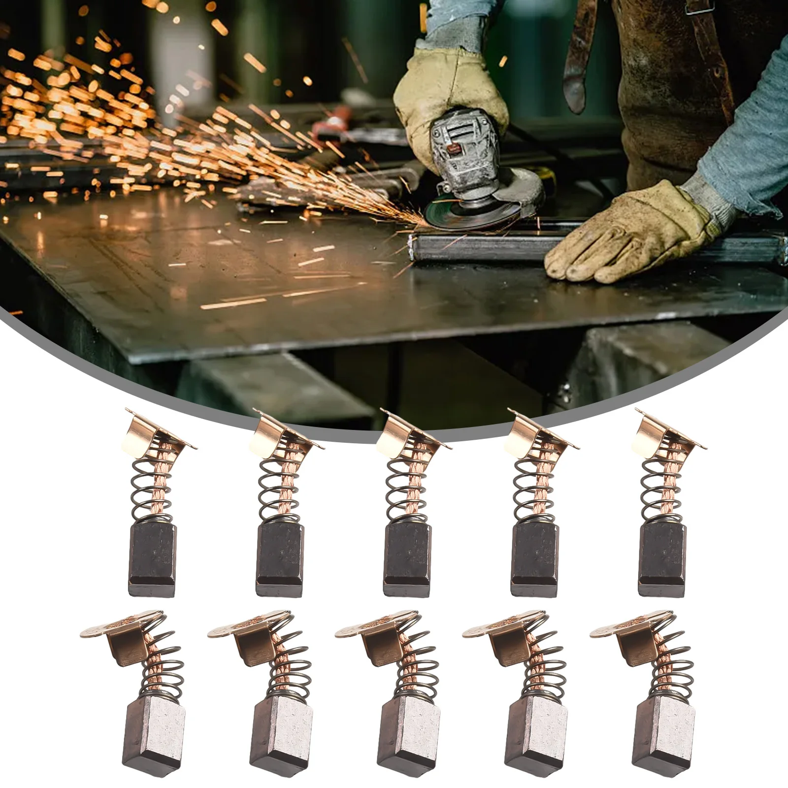 10pcs 10x7x7mm Carbon Brushes For Angle Grinder 18V BHR200 DGA452 DGA452Z 191971-3 Electric Tools High Quality
10pcs 10x7x7mm Carbon Brushes For Angle Grinder 18V BHR200 DGA452 DGA452Z 191971-3 Electric Tools High Quality