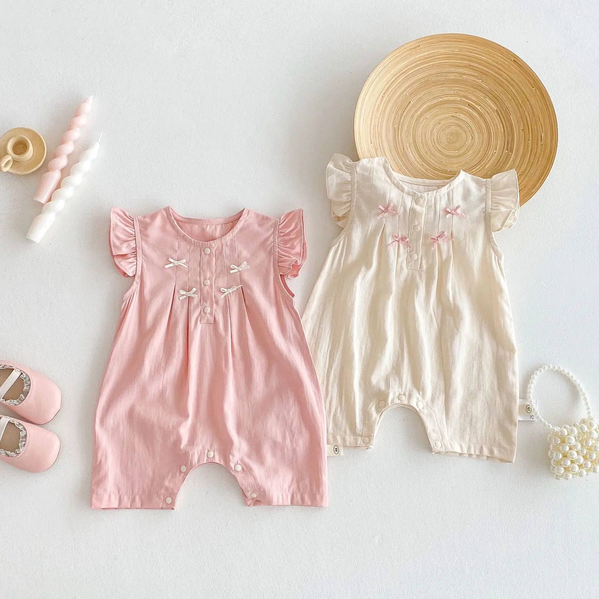 Baby One Year Old Clothes 2025 New Summer Girls Baby Cute Flying Sleeve Jumpsuit Newborn Outing Rompers
Baby One Year Old Clothes 2025 New Summer Girls Baby Cute Flying Sleeve Jumpsuit Newborn Outing Rompers