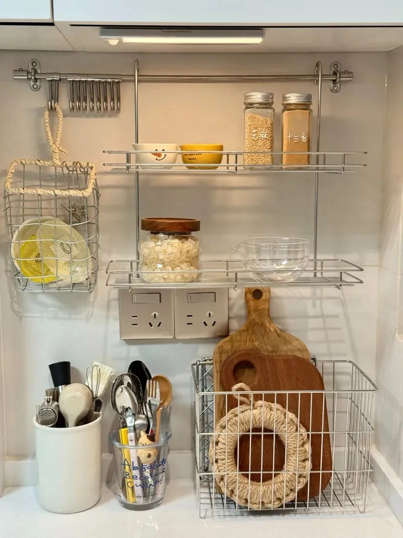 Подвесная корзина для кухонного шкафа Boang Home из нержавеющей стали 304, двухслойная, многофункциональная, для хранения специй и других предметов
Подвесная корзина для кухонного шкафа Boang Home из нержавеющей стали 304, двухслойная, многофункциональная, для хранения специй и других предметов