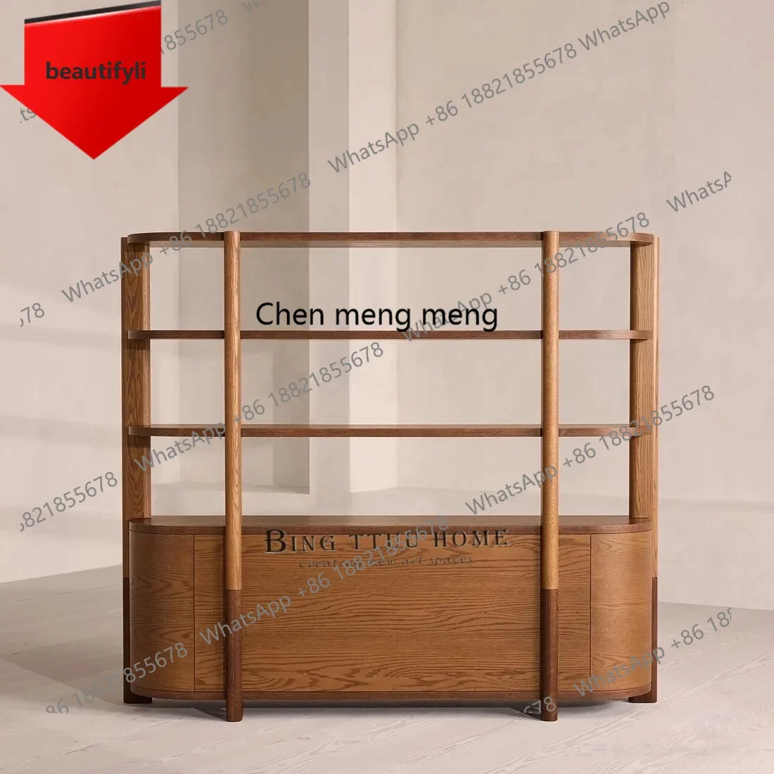 Q181 Designer Creative Carved Solid Wood Bookshelf Living Room Home Retro Wabi-Sabi Style Conference Room Cabinet Display Cabin
Q181 Designer Creative Carved Solid Wood Bookshelf Living Room Home Retro Wabi-Sabi Style Conference Room Cabinet Display Cabin