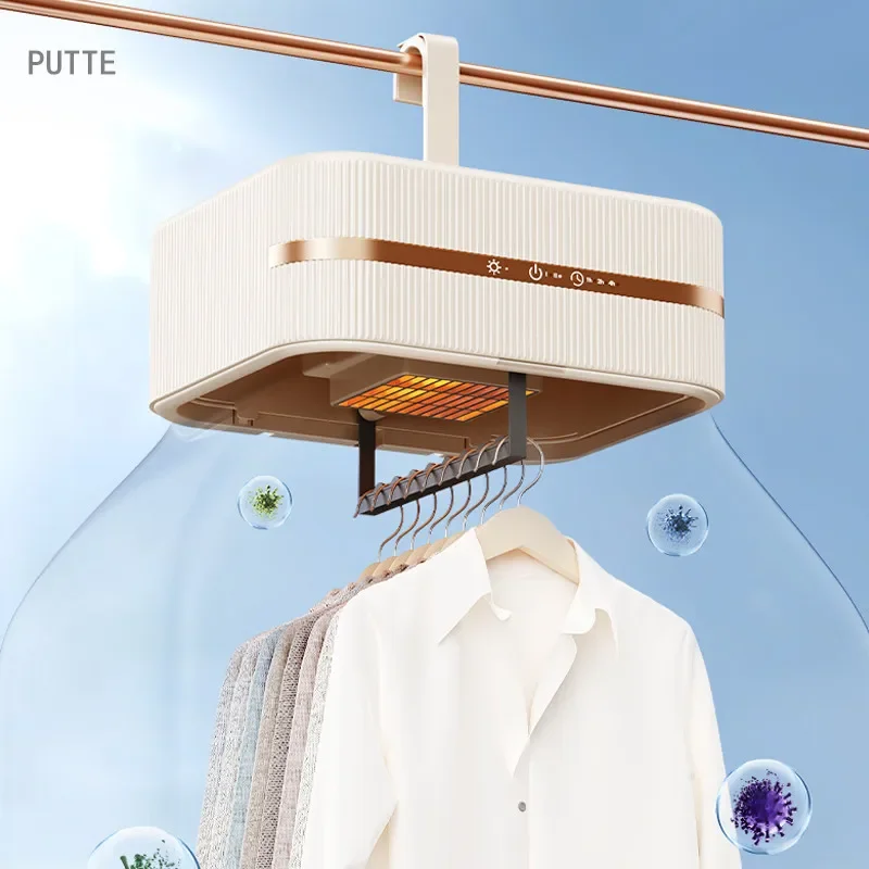 Multifunctional Mini Portable Integrated Drying Rack 30 Minutes Quick-drying Hanger Travel Clothes Dryer with Low Noise
Multifunctional Mini Portable Integrated Drying Rack 30 Minutes Quick-drying Hanger Travel Clothes Dryer with Low Noise