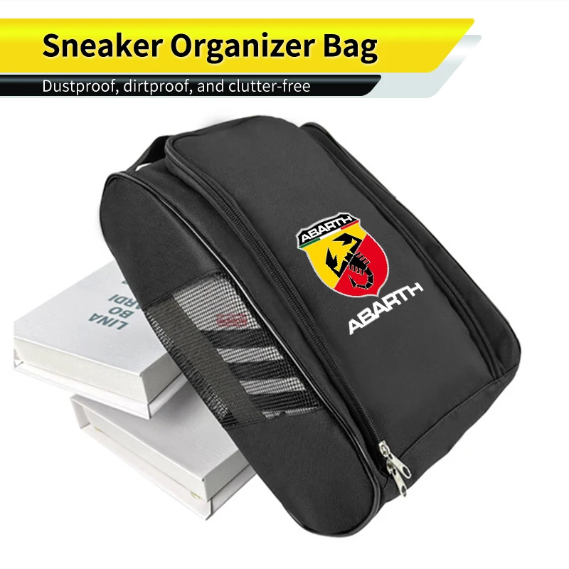Portable Cloth Football Boot Bag Breathable Lightweight Golf Shoe Bag With Zipper Dustproof Shoe Carrier Bag For Abarth
Portable Cloth Football Boot Bag Breathable Lightweight Golf Shoe Bag With Zipper Dustproof Shoe Carrier Bag For Abarth