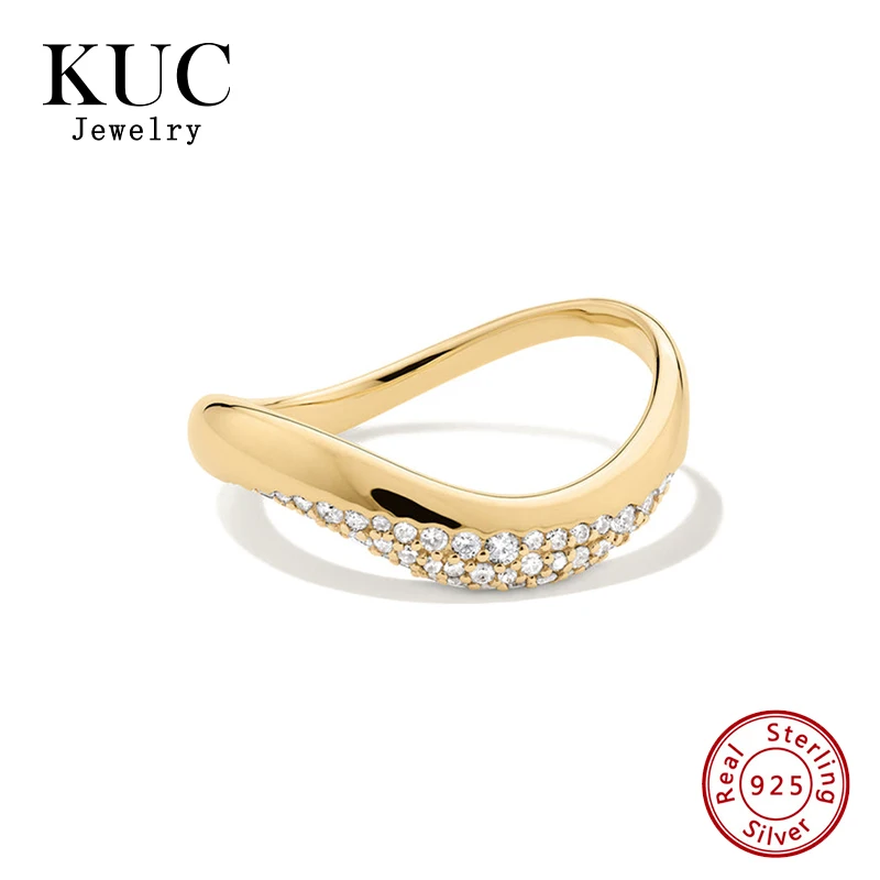 Original Certificate Dôme Figure Diamond Dipped Ring Elegant Designer Fine Jewelry Women 925 Sterling Silver Stylish Wavy Rings
Original Certificate Dôme Figure Diamond Dipped Ring Elegant Designer Fine Jewelry Women 925 Sterling Silver Stylish Wavy Rings