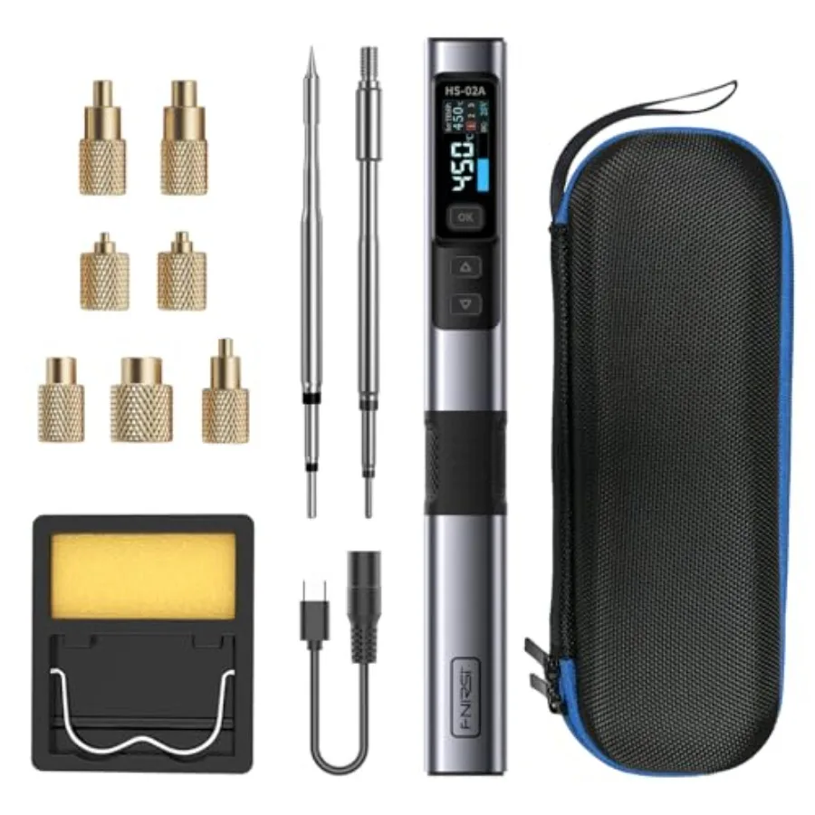 【Spot goods】HS02 100W Heat Set Insert Tool and Corded Soldering Iron Kit for 3D Printer Plastic Portable Electronics Repair 3 P
【Spot goods】HS02 100W Heat Set Insert Tool and Corded Soldering Iron Kit for 3D Printer Plastic Portable Electronics Repair 3 P
