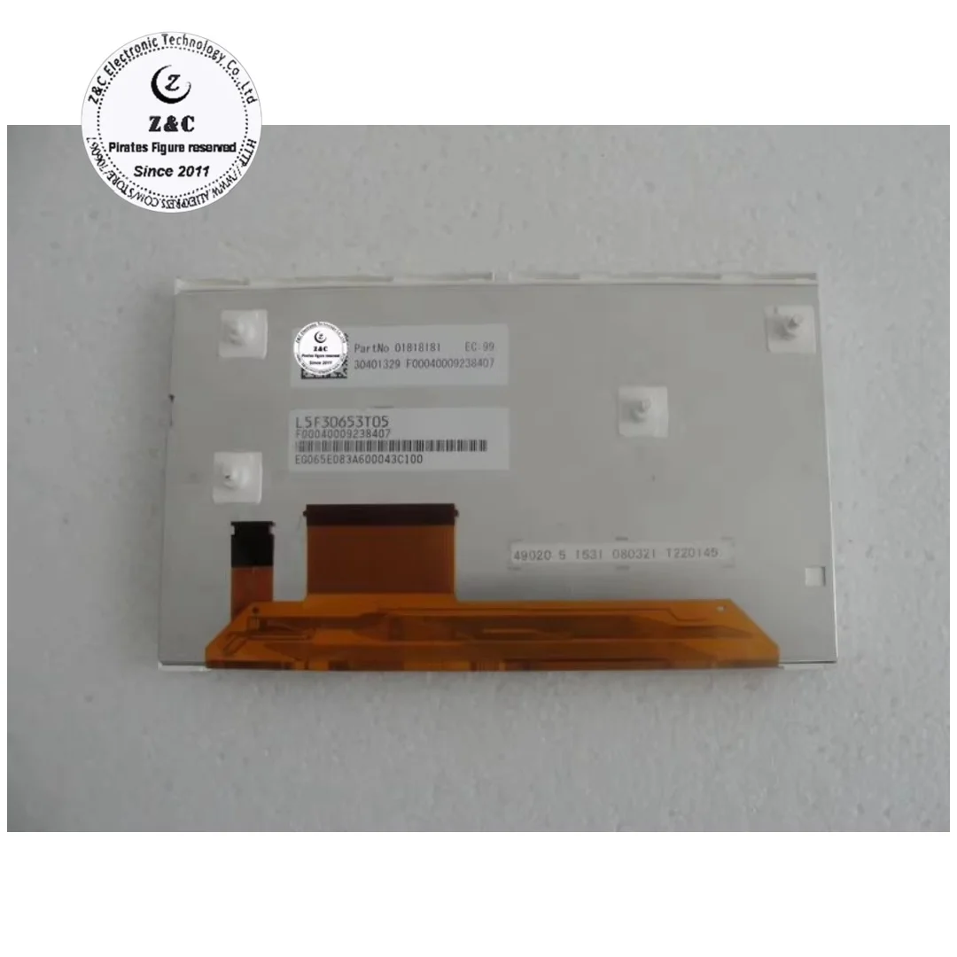L5F30653T05 L5F30653T06 Совершенно новый оригинальный 6,5-дюймовый ЖК-экран для автомобильной GPS-навигации
L5F30653T05 L5F30653T06 Совершенно новый оригинальный 6,5-дюймовый ЖК-экран для автомобильной GPS-навигации