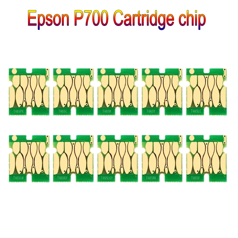 T46 T46S одноразовые чипы Совместимость с принтерами Epson SureColor SC-P700 P700
T46 T46S одноразовые чипы Совместимость с принтерами Epson SureColor SC-P700 P700