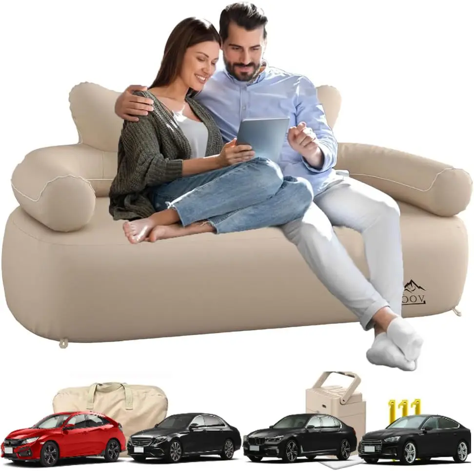 LUOOV Air Mattress Sofa Bed with Portable Air Pump,Folding Inflatable Sofa Camping Chair Couch Waterproof Outdoor Air Sofa Suppo
LUOOV Air Mattress Sofa Bed with Portable Air Pump,Folding Inflatable Sofa Camping Chair Couch Waterproof Outdoor Air Sofa Suppo