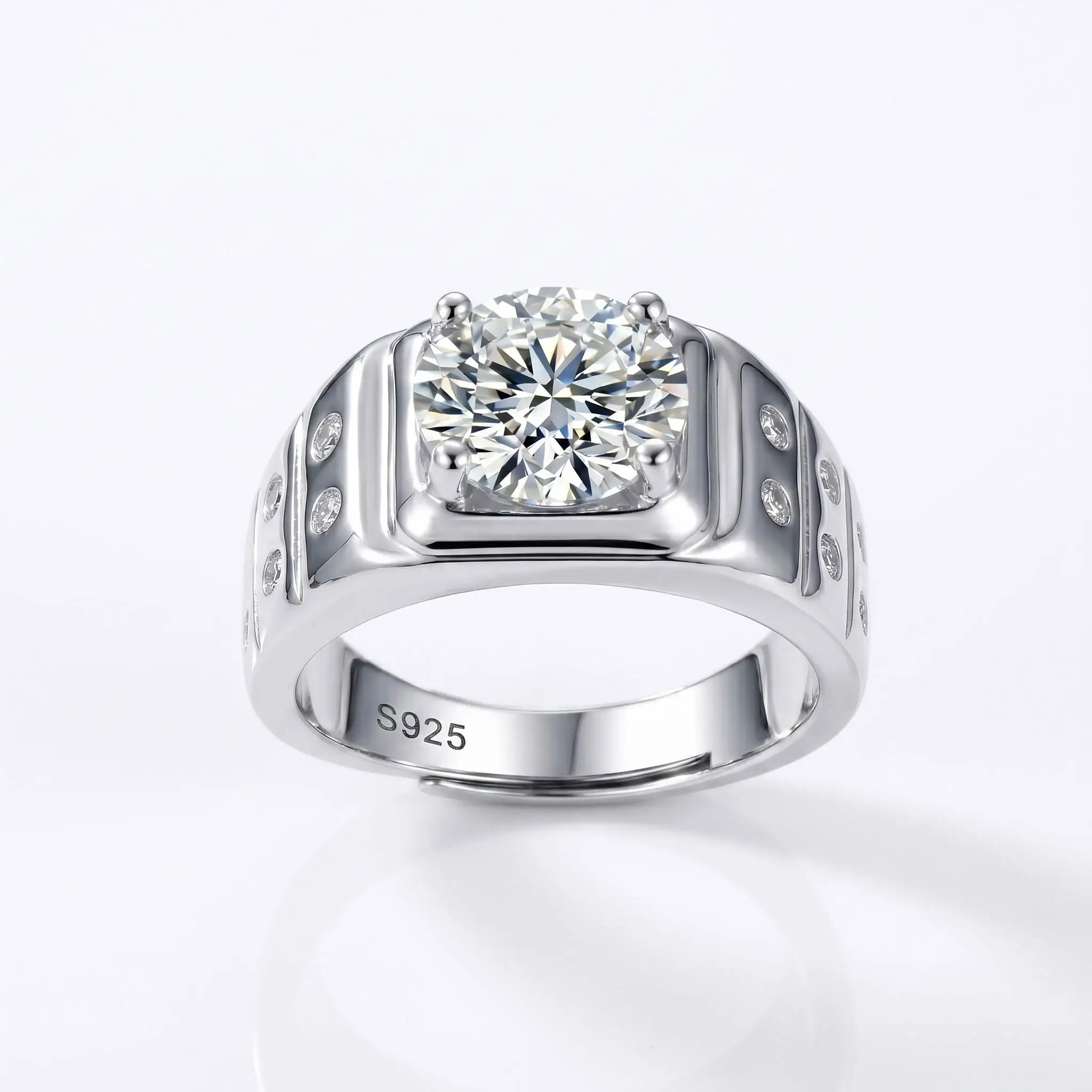 Carat Moissanite Men's Ring, D Color VVS1, Luxury Pave Design, Engagement Proposal Anniversary Gift, Men's Jewelry
Carat Moissanite Men's Ring, D Color VVS1, Luxury Pave Design, Engagement Proposal Anniversary Gift, Men's Jewelry