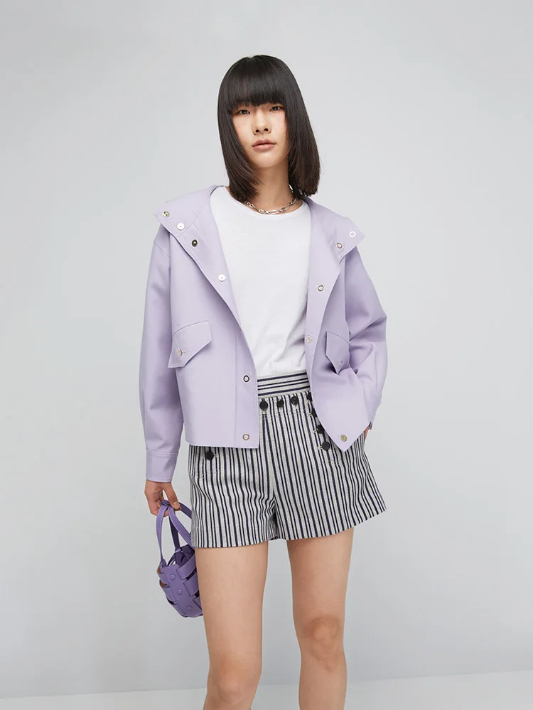 aron Colored Hooded Jaet Women's Casual Sle Wool Silk Blend Coat Button Detail ort Length Spring Outerwear
aron Colored Hooded Jaet Women's Casual Sle Wool Silk Blend Coat Button Detail ort Length Spring Outerwear