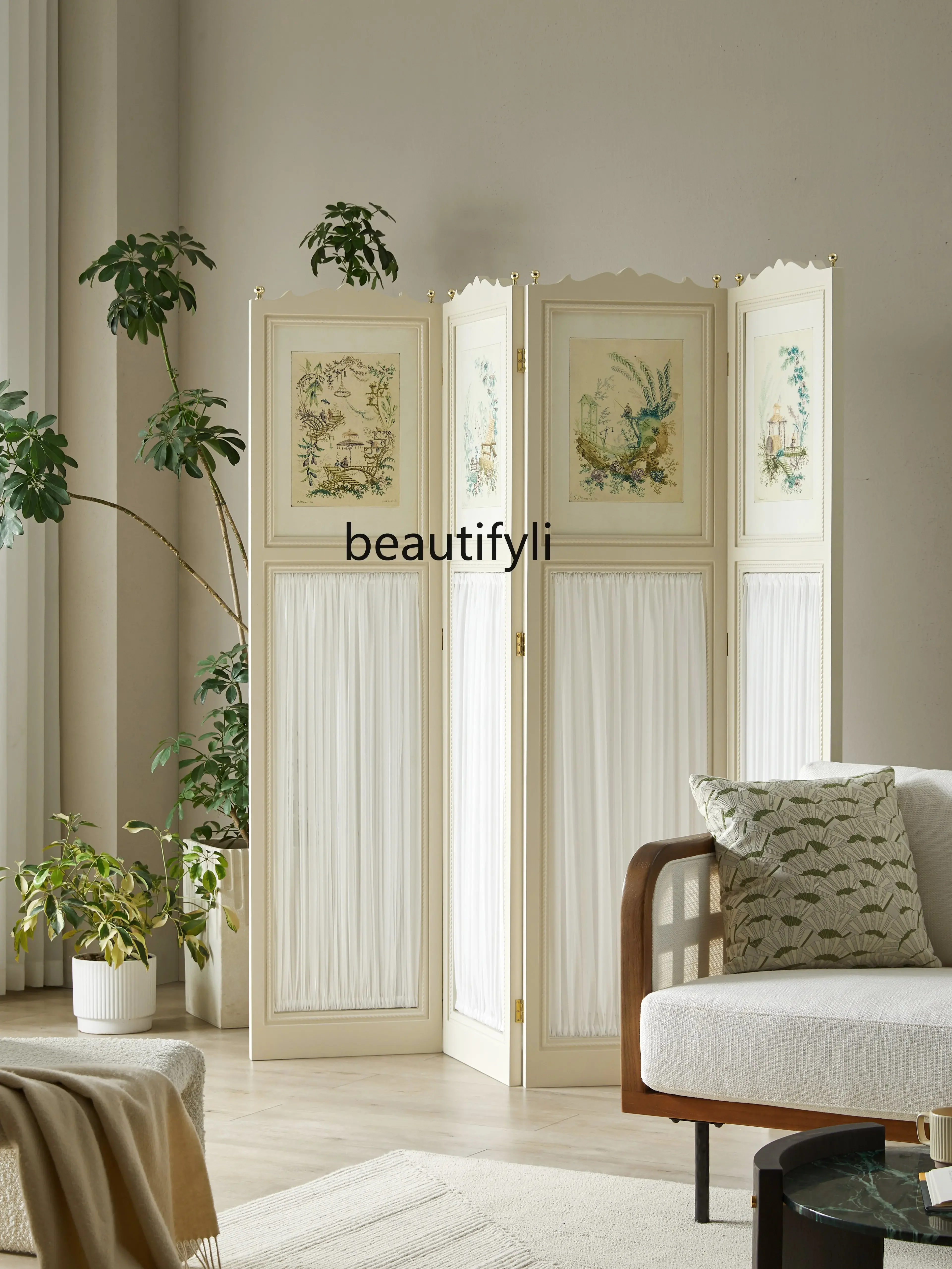 Modern Light Luxury Simple Screen Carambola Cat Design Folding Home Retro Solid Wood White Transparent European Art
Modern Light Luxury Simple Screen Carambola Cat Design Folding Home Retro Solid Wood White Transparent European Art