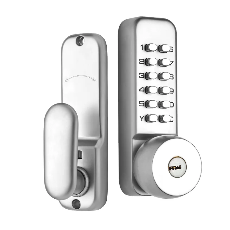 Zinc Alloy Mechanical Password Door Lock Keyless Waterproof Button Digital Password Entrance Door Household With Key
Zinc Alloy Mechanical Password Door Lock Keyless Waterproof Button Digital Password Entrance Door Household With Key
