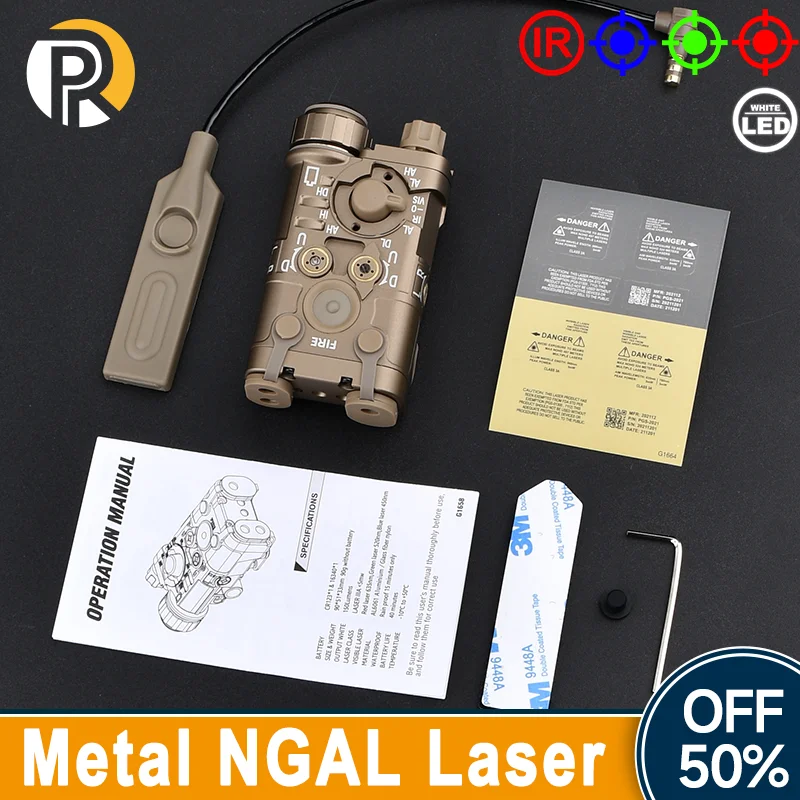 Tactical Metal NGAL Laser Red Green Blue IR Dot Sight White Strobe Light Dual Function Pressure Swicth Fit 20mm Rail Weapon Lamp
Tactical Metal NGAL Laser Red Green Blue IR Dot Sight White Strobe Light Dual Function Pressure Swicth Fit 20mm Rail Weapon Lamp