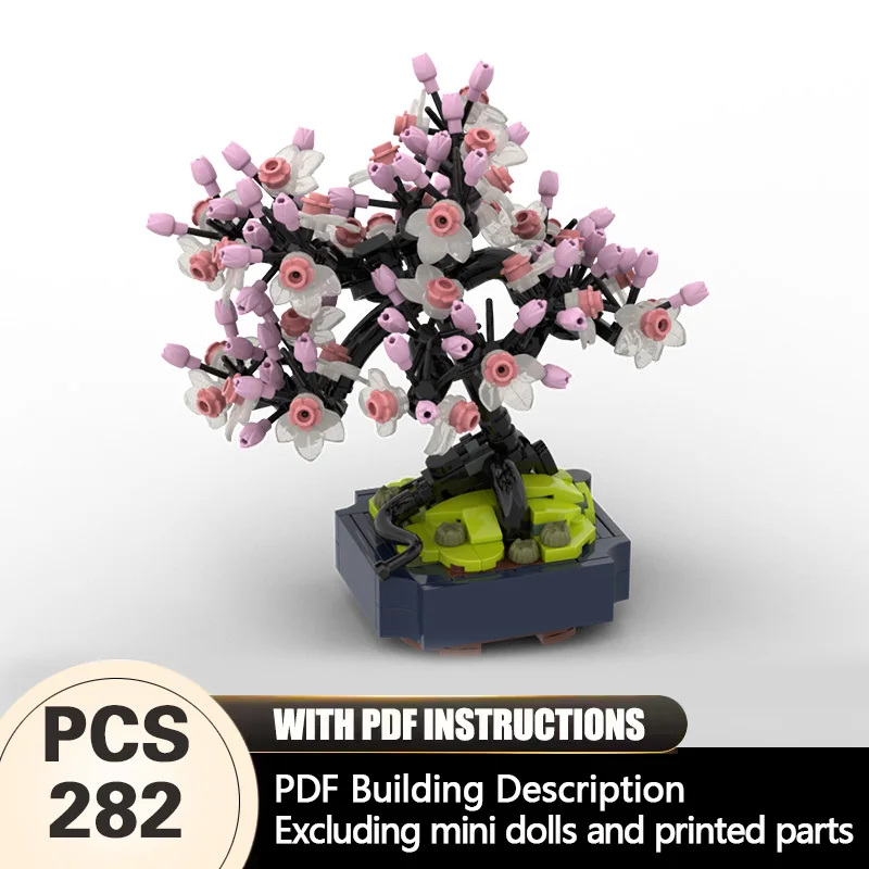 Creators Plant Series Model MOC Building Bricks Sakura Mini Bonsai Modular Technology Gifts Holiday Assemble Children Toys Suit
Creators Plant Series Model MOC Building Bricks Sakura Mini Bonsai Modular Technology Gifts Holiday Assemble Children Toys Suit