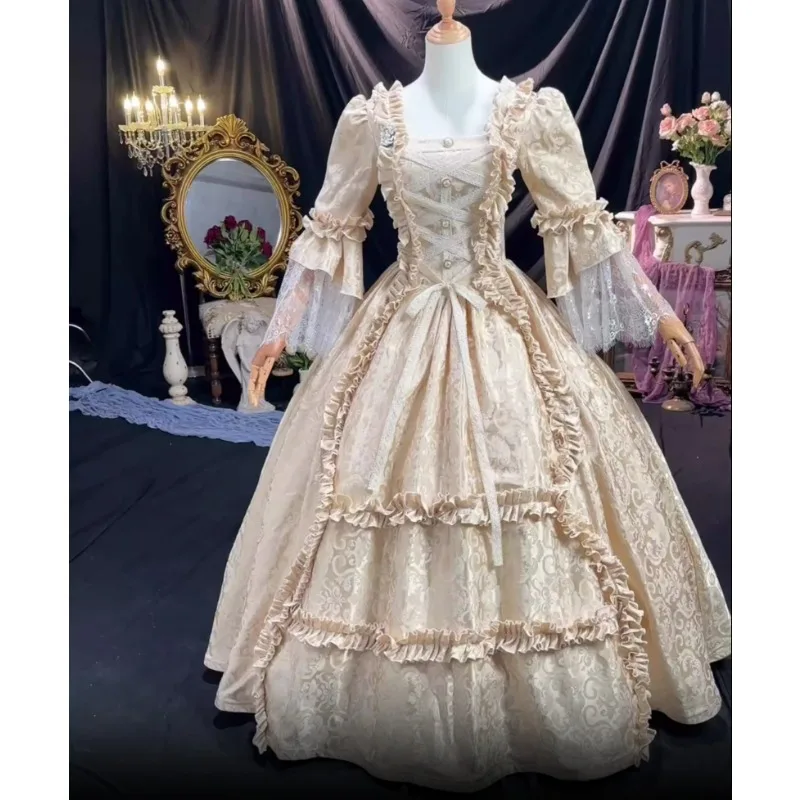 Court Rococo Baroque Marie Ball Dresses 18th Century Victorian Dress Ball Gowns Royal Women Costume for Adult Halloween Costume
Court Rococo Baroque Marie Ball Dresses 18th Century Victorian Dress Ball Gowns Royal Women Costume for Adult Halloween Costume