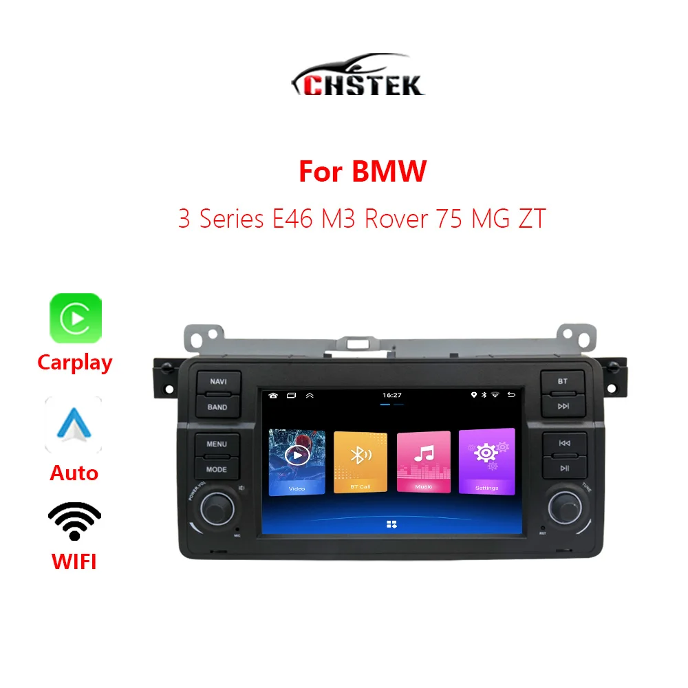 CHSTEK Car Radio Carplay GPS For BMW M3 3 Series E46 Rover 75 MG ZT 7 1998-2007 Android Auto Navigation Bluetooth WIFI Autoradio
CHSTEK Car Radio Carplay GPS For BMW M3 3 Series E46 Rover 75 MG ZT 7 1998-2007 Android Auto Navigation Bluetooth WIFI Autoradio