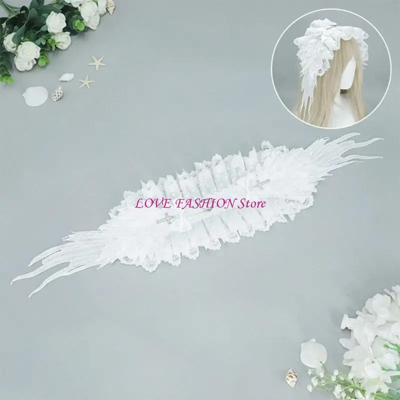 Fashionable Angel Wing Hairband with Bowknot Design for Anime Theme Occasion Y166
Fashionable Angel Wing Hairband with Bowknot Design for Anime Theme Occasion Y166