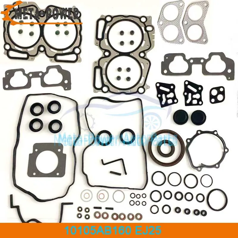 EJ25 Full Set Engine Repair Gasket Kit Engine Parts Rebuild Cylinder Gasket Set 10105-AB160 for Subaru Forester Legacy Outback
EJ25 Full Set Engine Repair Gasket Kit Engine Parts Rebuild Cylinder Gasket Set 10105-AB160 for Subaru Forester Legacy Outback