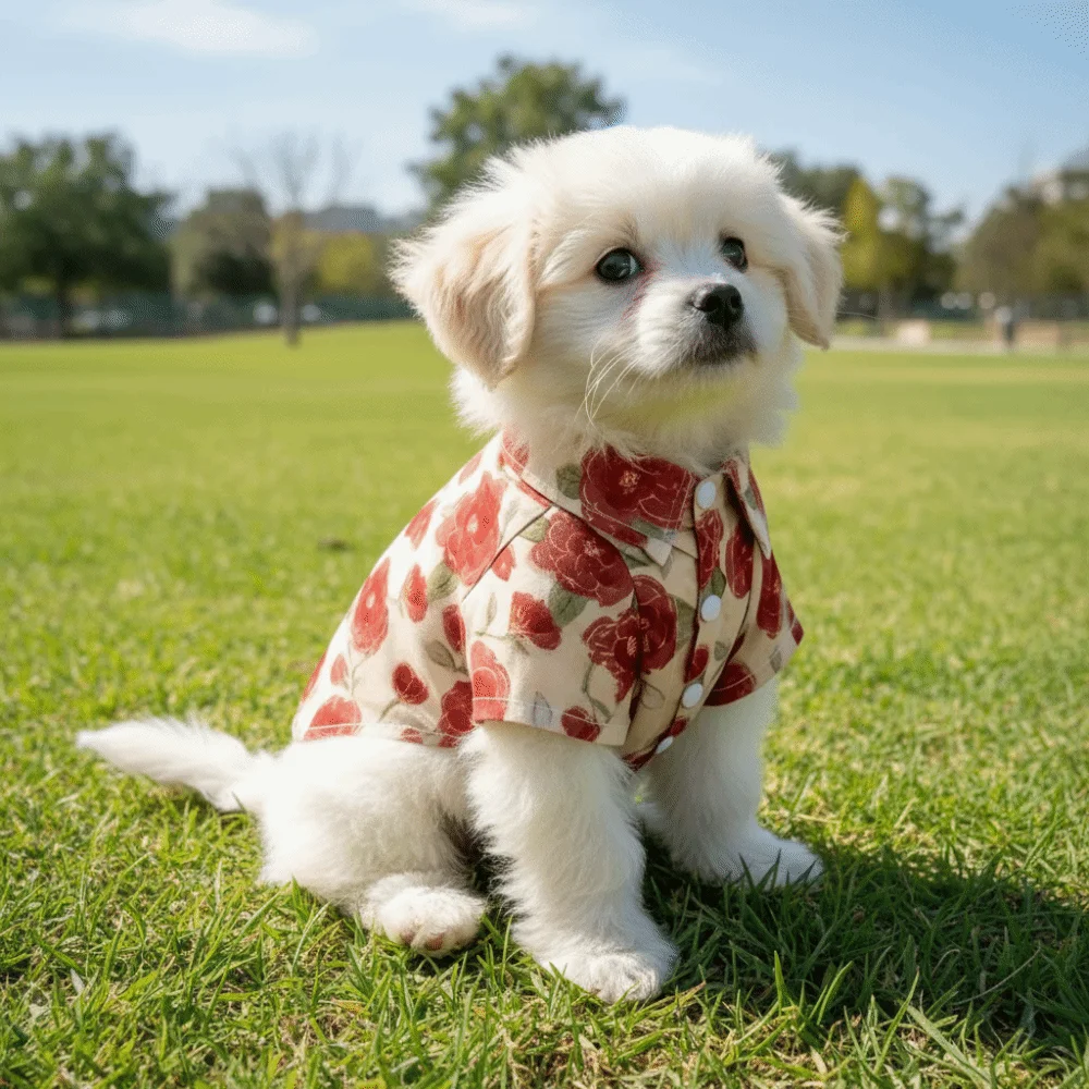 Flower Pattern Dog Shirt Breathable Thin Dog Cooling Vest Soft Fabric Collared Style Cat T-Shirts Outdoor Activities
Flower Pattern Dog Shirt Breathable Thin Dog Cooling Vest Soft Fabric Collared Style Cat T-Shirts Outdoor Activities