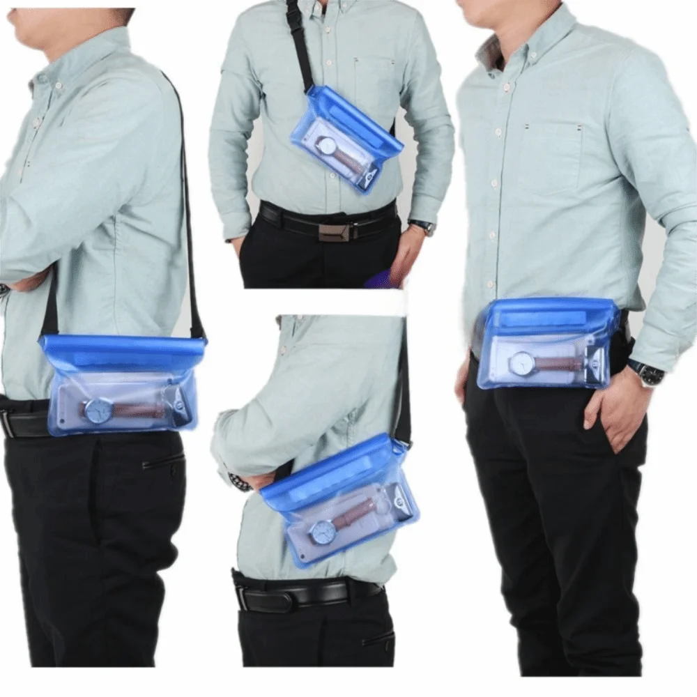 PVC Underwater Waist Bag Floating Adjustable Phone Pouch 3-Layer Protective Compact Sealing Underwater Bag Outdoor
PVC Underwater Waist Bag Floating Adjustable Phone Pouch 3-Layer Protective Compact Sealing Underwater Bag Outdoor