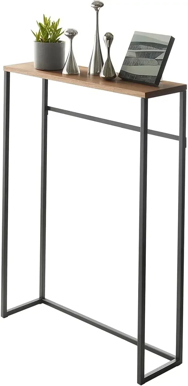 Slim Console Table, Slim Narrow Accent Table for Entryway Or Living Room,Metal and Wood Skinny Hallway or Sofa Table Steel
Slim Console Table, Slim Narrow Accent Table for Entryway Or Living Room,Metal and Wood Skinny Hallway or Sofa Table Steel