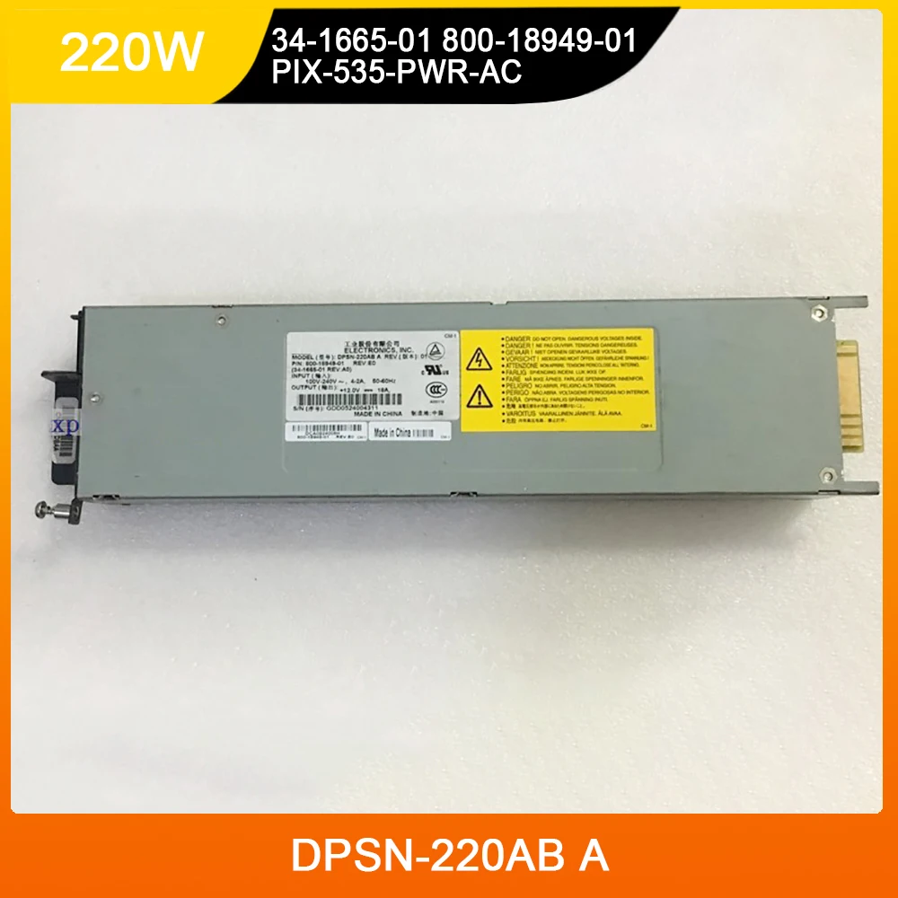DPSN-220AB A для Cisco 220 Вт 34-1665-01 PIX-535-PWR-AC 800-18949-01 Импульсный источник питания
DPSN-220AB A для Cisco 220 Вт 34-1665-01 PIX-535-PWR-AC 800-18949-01 Импульсный источник питания