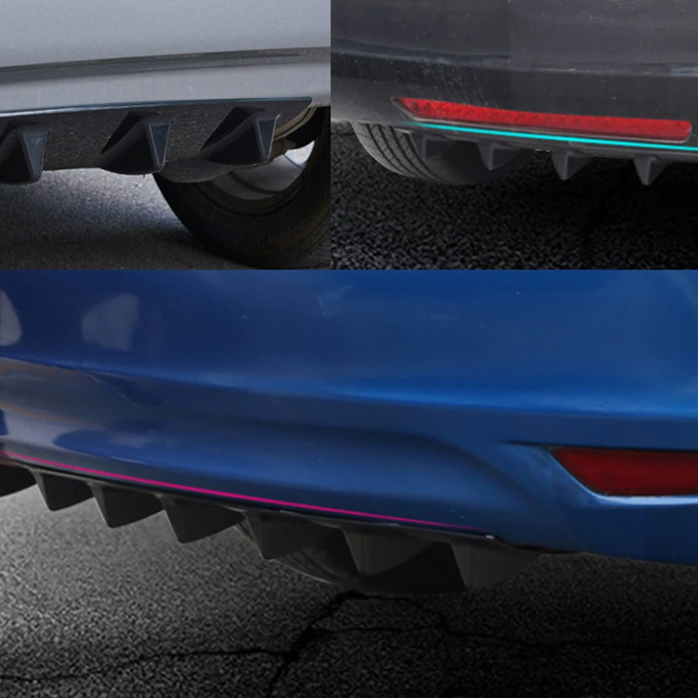 New ABS Plastic Universal Black 3 Fin 5 Fin 7 Fin Shark Style Model Car Rear Bumper Lip Spoiler Chassis Diffuser
New ABS Plastic Universal Black 3 Fin 5 Fin 7 Fin Shark Style Model Car Rear Bumper Lip Spoiler Chassis Diffuser