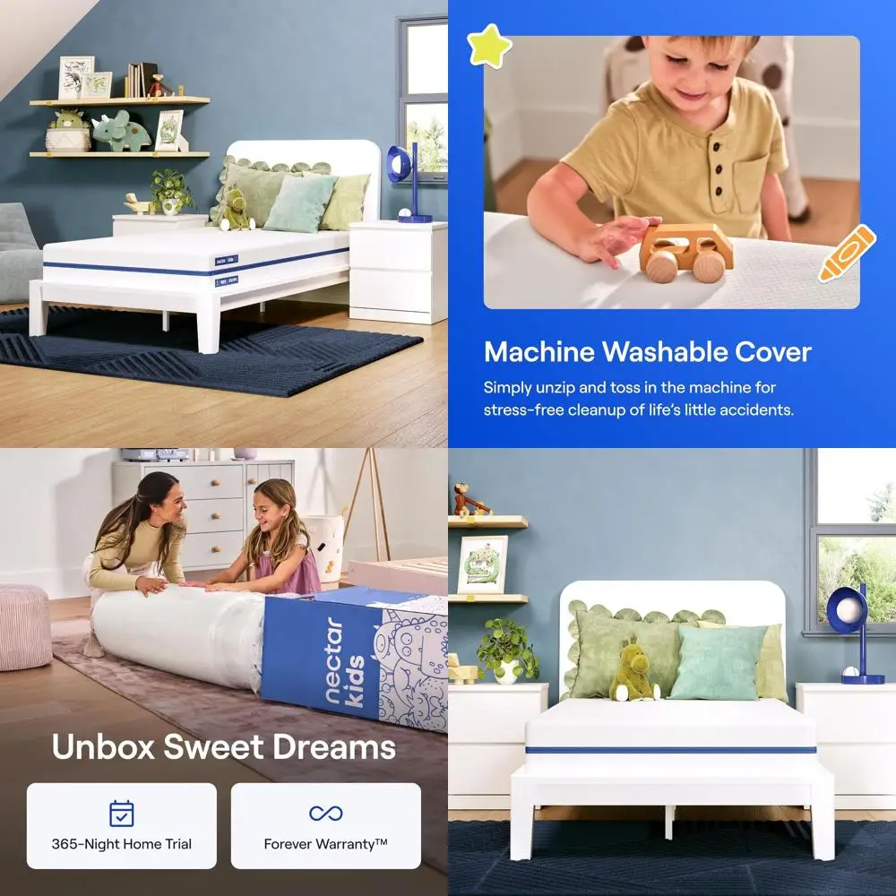 Двусторонний матрас для детей, растущих в росте - Чистая пена с эффектом памяти - Гипоаллергенный - Пробный период 365 дней - Доставляется в коробке
Двусторонний матрас для детей, растущих в росте - Чистая пена с эффектом памяти - Гипоаллергенный - Пробный период 365 дней - Доставляется в коробке