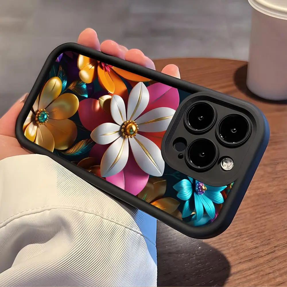Luxury Pearl Flowers Phone Case for iPhone 17 16 15 14 13 12 11 Air Pro Max Plus Black Soft TPU Shockproof Cover
Luxury Pearl Flowers Phone Case for iPhone 17 16 15 14 13 12 11 Air Pro Max Plus Black Soft TPU Shockproof Cover