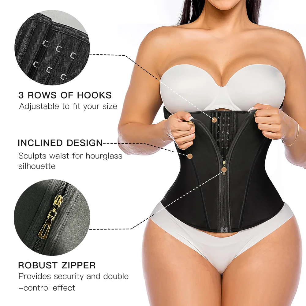 1pc Waist Trainer for Women Tummy Control Workout Waist Cincher Corset Shapewear Postpartum Body Shaper with Zipper Hook
1pc Waist Trainer for Women Tummy Control Workout Waist Cincher Corset Shapewear Postpartum Body Shaper with Zipper Hook