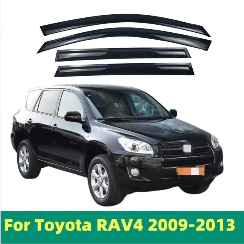 For Toyota RAV4 2009-2013 Window Visor Side Vent Rain Guard Deflectors Shade Shield Shelter Protector Cover Cars Accessories
For Toyota RAV4 2009-2013 Window Visor Side Vent Rain Guard Deflectors Shade Shield Shelter Protector Cover Cars Accessories