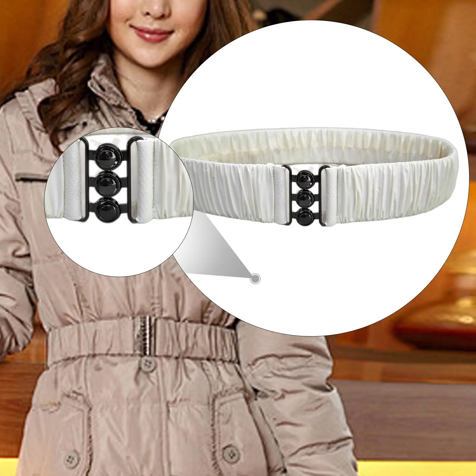 Pleated Elastic Corset Waist Belt Women Fashion Wide Waistband for Dresses Sweater Winter Coat Outwear Accessory
Pleated Elastic Corset Waist Belt Women Fashion Wide Waistband for Dresses Sweater Winter Coat Outwear Accessory