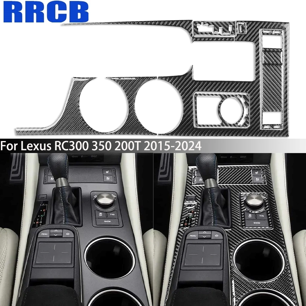 For Lexus RC300 RC350 RC200T 2015-2024 Car Accessories Carbon Fiber Center Console Gear Shift Set Interior Cover Sticker Trim
For Lexus RC300 RC350 RC200T 2015-2024 Car Accessories Carbon Fiber Center Console Gear Shift Set Interior Cover Sticker Trim