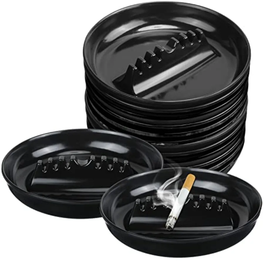 12 Pcs Round Ashtray Large Plastic 6.69" Ashtray Holder Vintage Ash Tray for Indoor Outdoor Home Bar Restaurant Tabletop Ash Tr
12 Pcs Round Ashtray Large Plastic 6.69" Ashtray Holder Vintage Ash Tray for Indoor Outdoor Home Bar Restaurant Tabletop Ash Tr