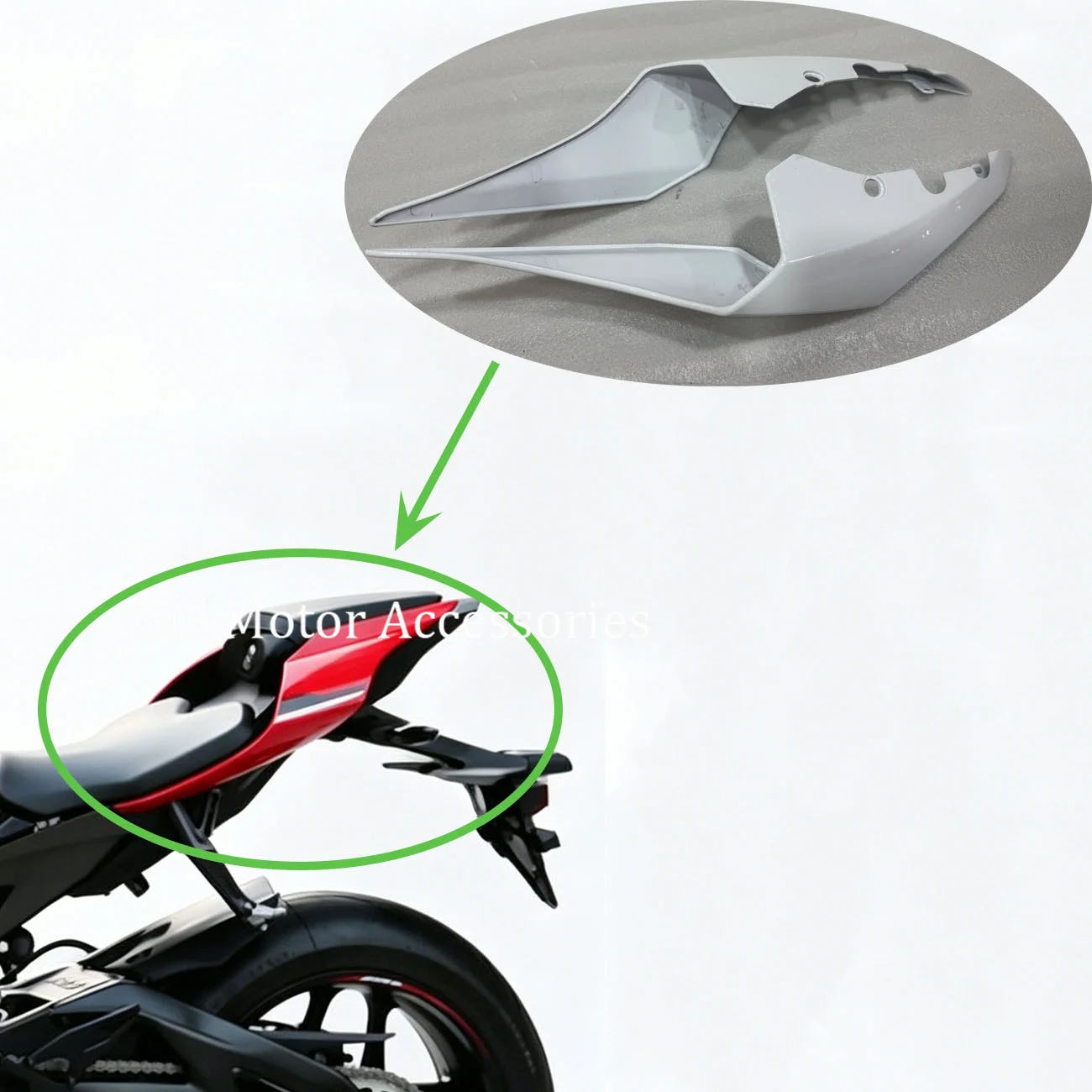 Motorcycle Rear Tail Panel Fairing Passenger Seat Shell Side Panel Tail Seat Fit For YAMAHA YZF-R1 R 1 2015 16 17 1819 20 Year
Motorcycle Rear Tail Panel Fairing Passenger Seat Shell Side Panel Tail Seat Fit For YAMAHA YZF-R1 R 1 2015 16 17 1819 20 Year