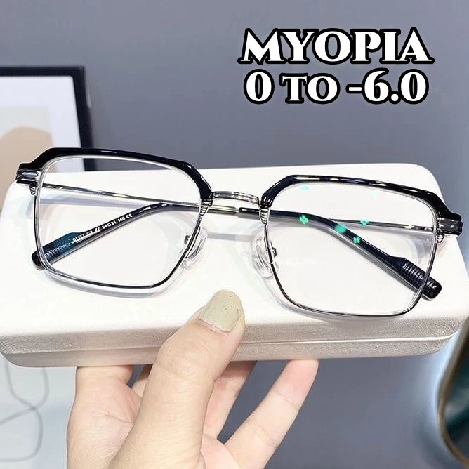 2024 Metal Trend Fashion Anti-blue Light Near Sight Eyewear Stylish Half Frame Myopia Glasses Women Short-sighted Eyeglasses
2024 Metal Trend Fashion Anti-blue Light Near Sight Eyewear Stylish Half Frame Myopia Glasses Women Short-sighted Eyeglasses